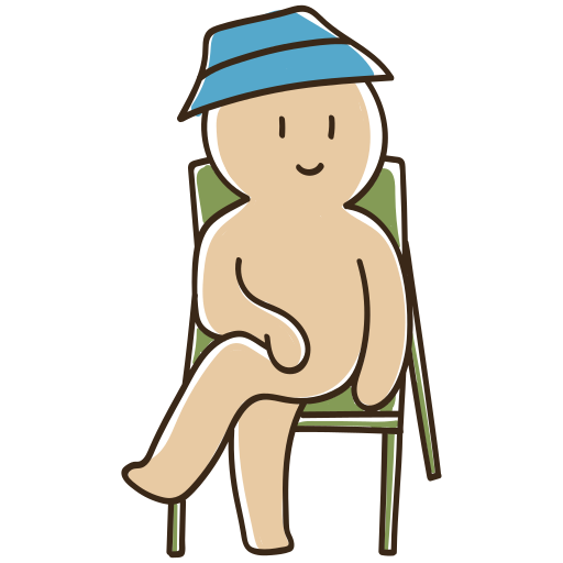 Camp chair Generic Hand Drawn Color icon