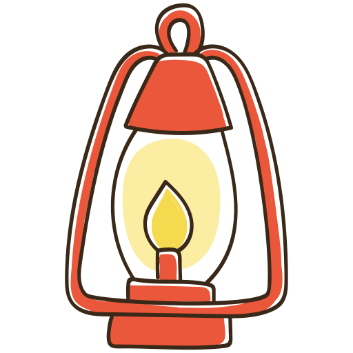 Fire lamp Generic Hand Drawn Color icon
