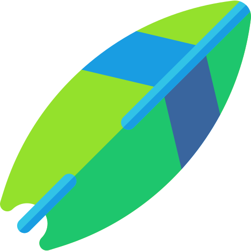 서핑보드 Basic Rounded Flat icon