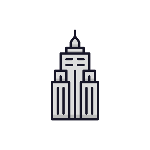 Empire state Generic Outline Color icon