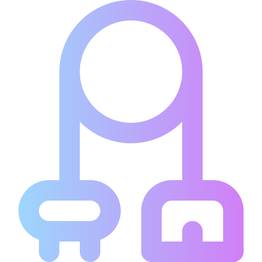 Extension cord Super Basic Rounded Gradient icon