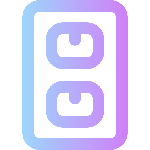 steckdose Super Basic Rounded Gradient icon