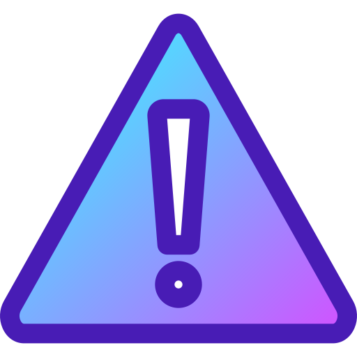 waarschuwingen Generic Lineal Color Gradient icoon