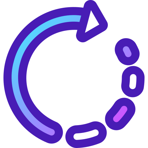 Circle loading Generic Lineal Color Gradient icon