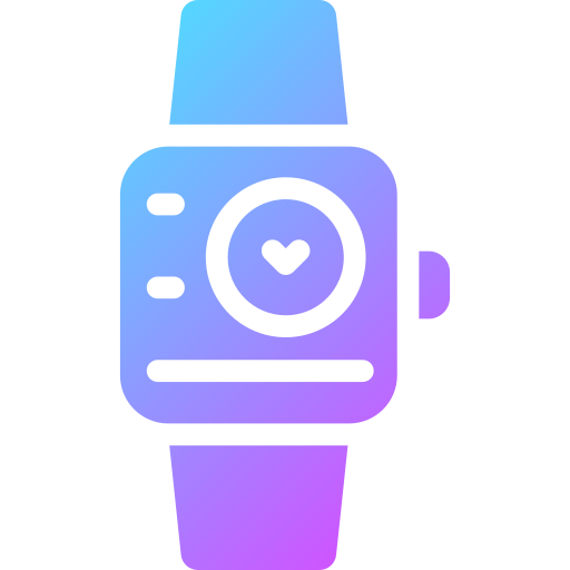 orologio intelligente Generic Flat Gradient icona