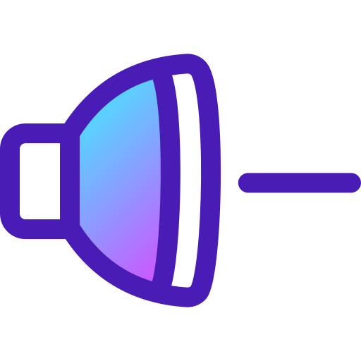 Mute Generic Lineal Color Gradient icon