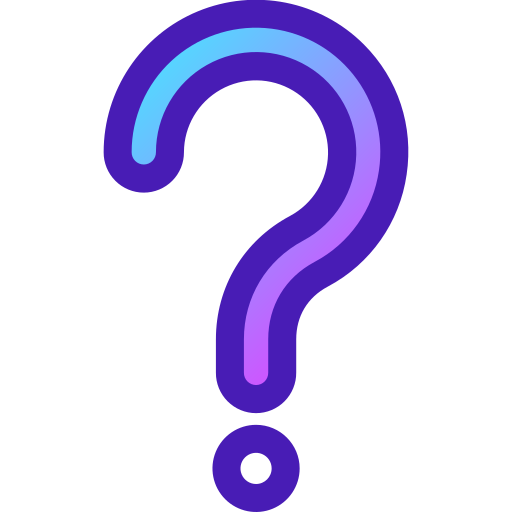 vraag Generic Lineal Color Gradient icoon