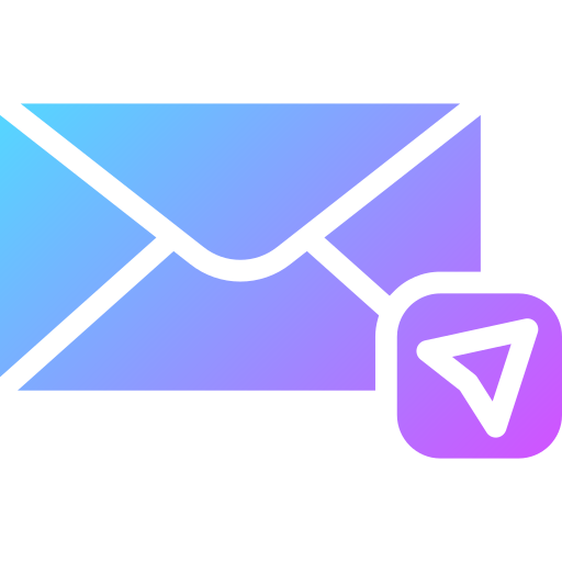 inviare una mail Generic Flat Gradient icona