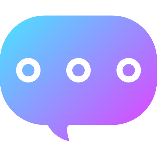 chat box Generic Flat Gradient icon