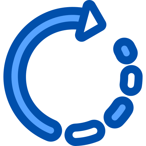 Circle loading Generic Blue icon