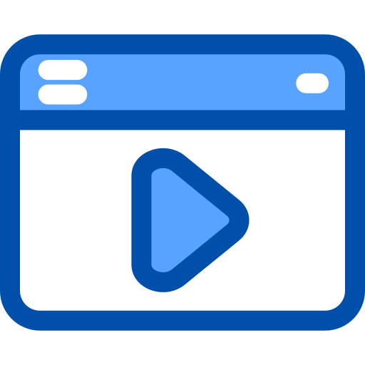 Media player Generic Blue icon