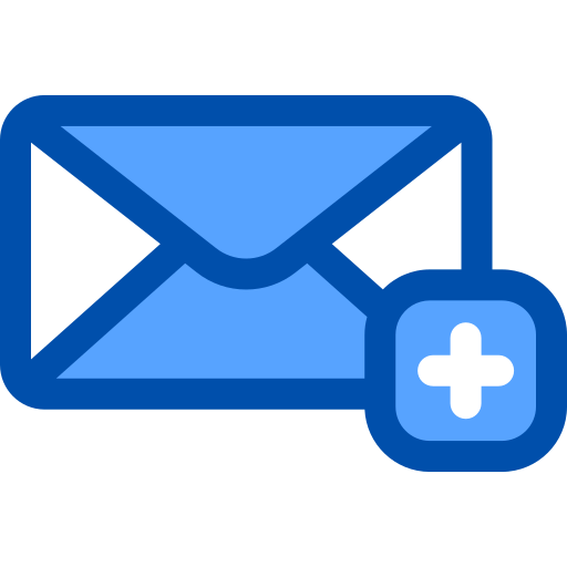 e-mails Generic Blue Icône