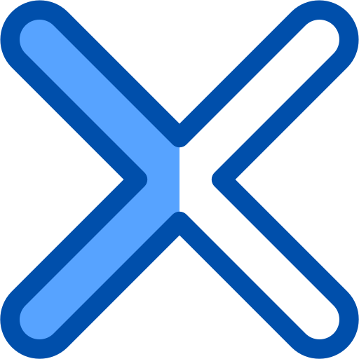 croix Generic Blue Icône