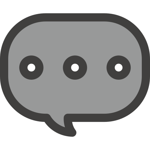 チャットボックス Generic Grey icon