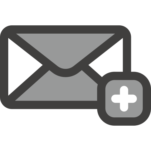 e-mails Generic Grey icon
