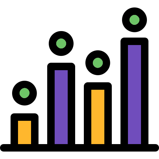 statistisch Generic Outline Color icoon