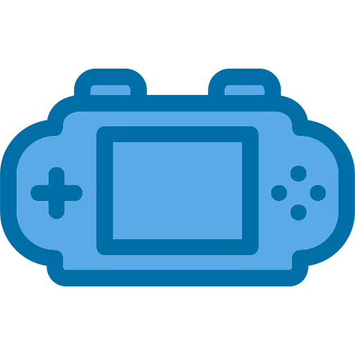 Game console Generic Blue icon