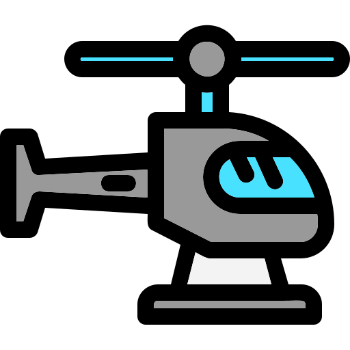 Вертолет Generic Outline Color иконка