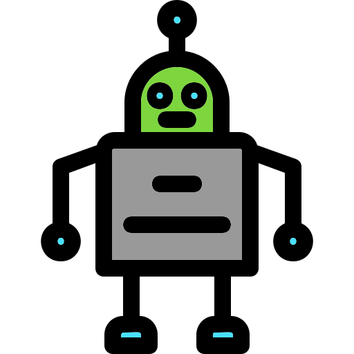 robot Generic Outline Color icono