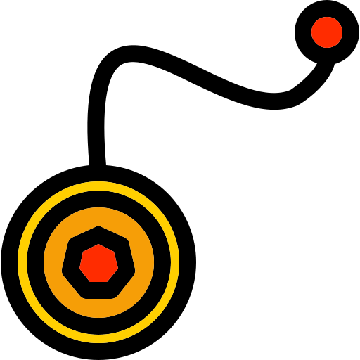 Yoyo Generic Outline Color icon