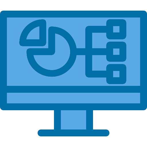 wizualizacja danych Generic Blue ikona