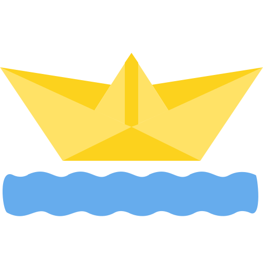 Paper boat Generic Flat icon