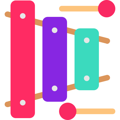 Xylophone Generic Flat icon