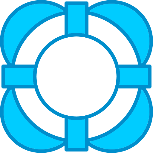 anillo de vida Generic Blue icono
