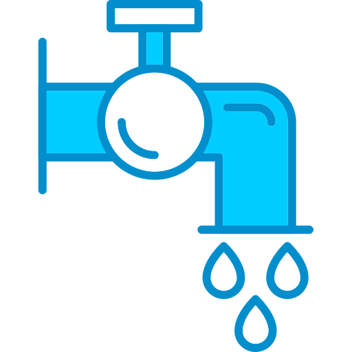 oszczędzaj wodę Generic Blue ikona
