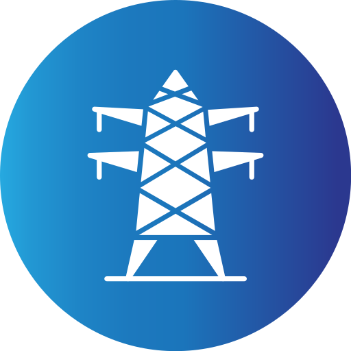 torre eléctrica Generic Blue icono