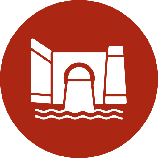 ダム Generic Flat icon
