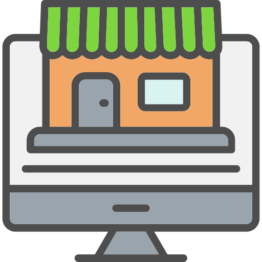 Online shop Generic Outline Color icon