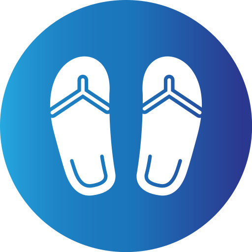 slipper Generic Blue icoon