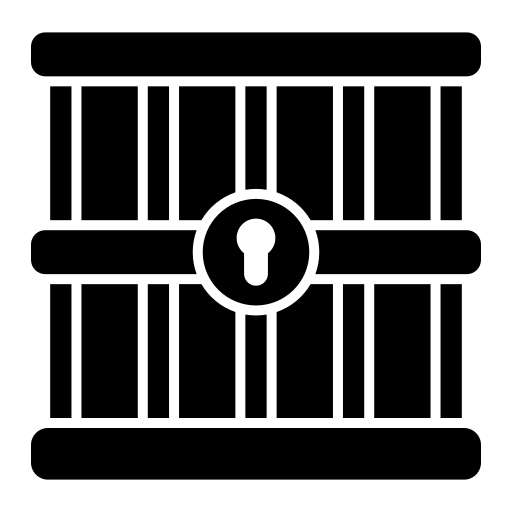 więzienie Generic Glyph ikona