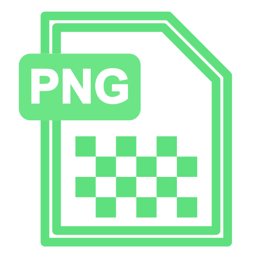 format pliku png Generic Flat Gradient ikona