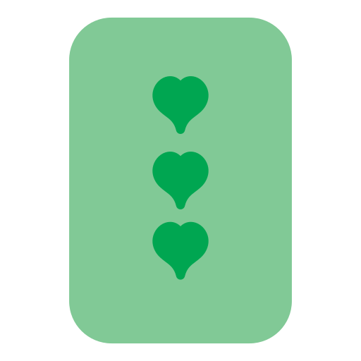 tres de corazones Generic Flat icono