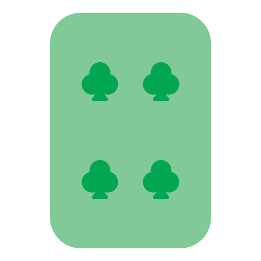 vier von clubs Generic Flat icon