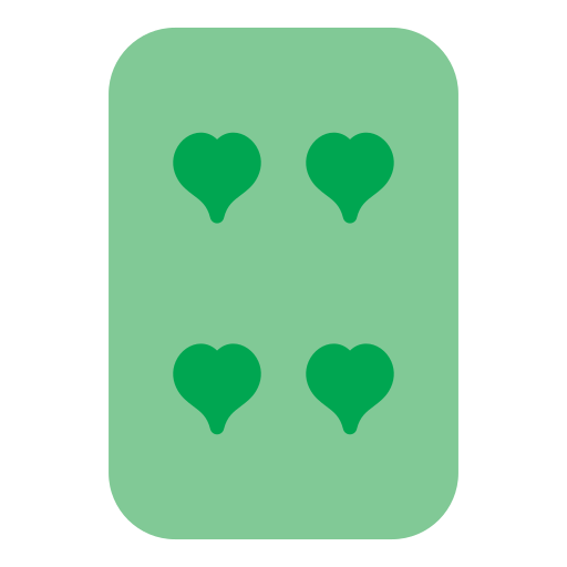 Four of hearts Generic Flat icon