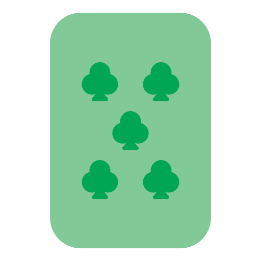 Five of clubs Generic Flat icon