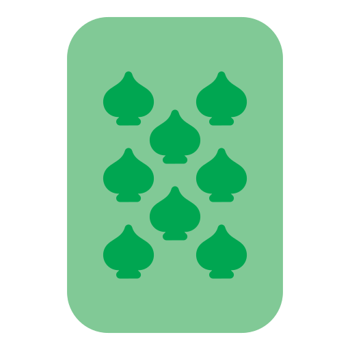 Eight of spades Generic Flat icon