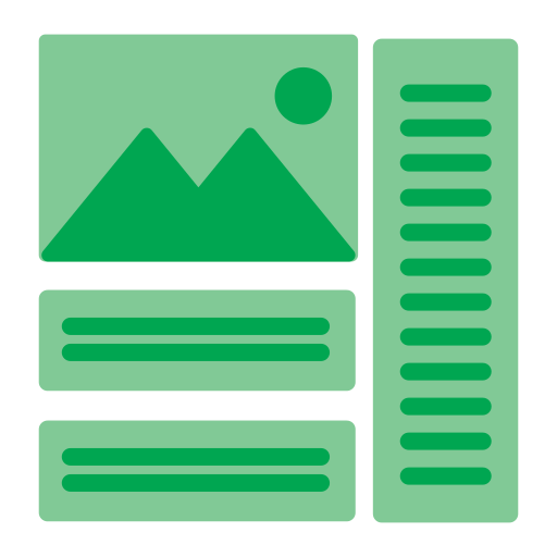 layout Generic Flat icon