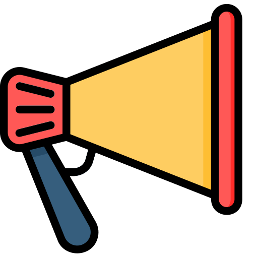 Megaphone Generic Outline Color icon