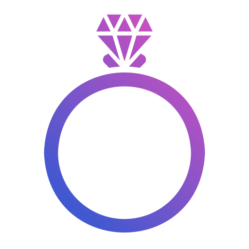 Diamond ring Generic Flat Gradient icon