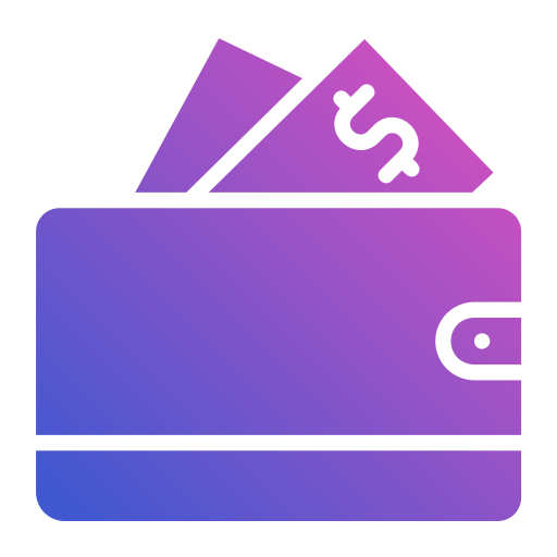 지갑 Generic Flat Gradient icon