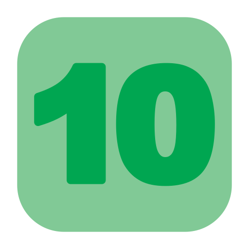 dieci Generic Flat icona