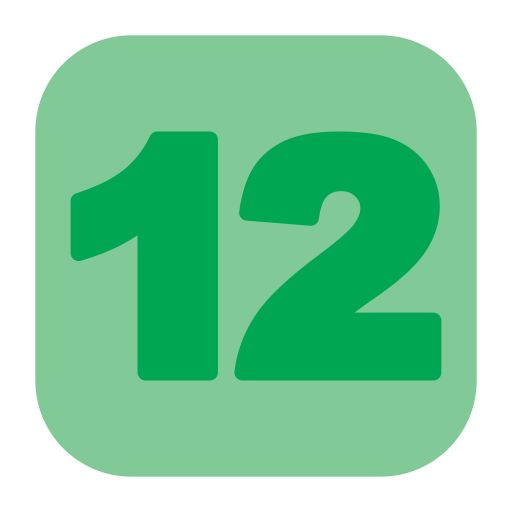 12 Generic Flat icon