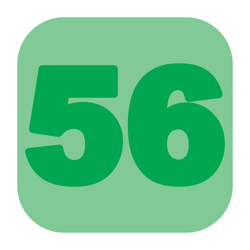cincuenta y seis Generic Flat icono