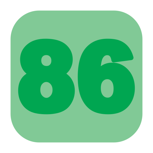 86 Generic Flat Ícone