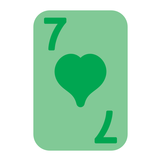 Seven of hearts Generic Flat icon