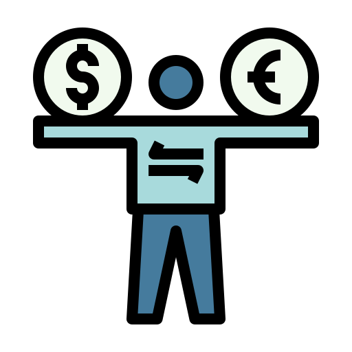 Currency Generic Outline Color icon